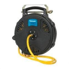 PRO-SOURCE - 50' Spring Retractable Hose Reel - 300 psi, Hose Included - Industrial Tool & Supply