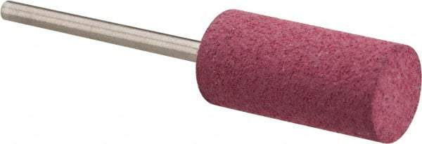 Value Collection - 10mm Max Diam x 20mm Long, Cylinder, Rubberized Point - Coarse Grade, Ceramic, Mounted - Industrial Tool & Supply