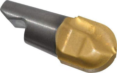 Seco - MM08 MD03 Grade T60M Carbide Ball Nose Milling Tip Insert - TiAlN/TiN Finish, 2 Flutes, 0.315" Cutting Diam, 0.322" Depth of Cut, 0.371" Extension, 0.157" Cnr Rad - Industrial Tool & Supply
