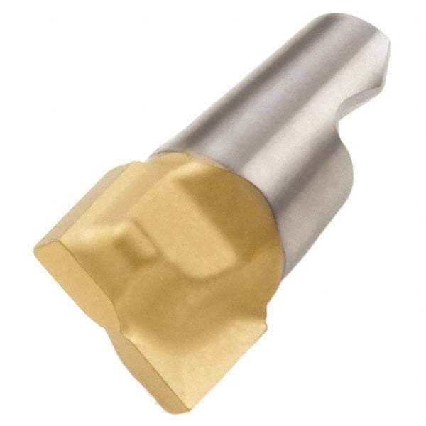 Seco - MM08 M03 Grade T60M Carbide End Milling Tip Insert - TiAlN/TiN Finish, 2 Flutes, 0.315" Cutting Diam, 0.216" Depth of Cut, 0.268" Extension - Industrial Tool & Supply