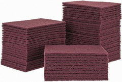 Merit Abrasives - Very Fine Grade, Aluminum Oxide Hand Pad - 6" Wide x 9" Long, Nonwoven - Industrial Tool & Supply