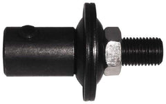 Value Collection - 2" Long x 1-1/4" Diam x 1/2-20 Thread Size Motor Arbor - 1/2" Max Wheel Width, Compatible with 1/4" Shaft Diam, 3/8" Hole Size - Industrial Tool & Supply