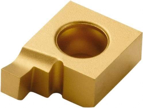 Seco - 9199NR FG Grade CP500, 1.9mm Cutting Width Carbide Grooving Insert - 1.9mm Max Depth of Cut, Right Hand, TiAlN/TiN Finish - Industrial Tool & Supply