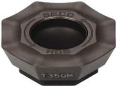 Seco - OFEX05T305 M08 Grade T350M Carbide Milling Insert - TiCN/Al2O3 Finish, 0.148" Thick, 1/2" Inscribed Circle - Industrial Tool & Supply