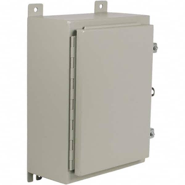 Wiegmann - NEMA 12 Steel Standard Enclosure with Hinged Cover - Industrial Tool & Supply