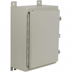 Wiegmann - NEMA 12 Steel Standard Enclosure with Hinged Cover - Industrial Tool & Supply