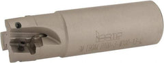 Iscar - 1" Cut Diam, 1/2" Max Depth of Cut, 1" Shank Diam, 3-1/2" OAL, Indexable Square Shoulder End Mill - 3M AXKT 1304.../2006... Inserts, Weldon Shank, 90° Lead Angle, Through Coolant, Series Mill2000 - Industrial Tool & Supply