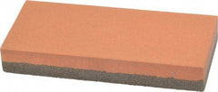 Norton - 4" Long x 1-3/4" Wide x 5/8" Thick, Aluminum Oxide Sharpening Stone - Rectangle, Coarse, Fine Grade - Industrial Tool & Supply