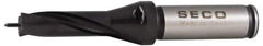 Seco - 18 to 18.99mm Diam, 3xD, 2.36" Max Depth, 3/4" Shank Diam, 2.705" Flute, 5.579" OAL, Replaceable Tip Drill - SD100 Insert, SD103 Toolholder, Series SD103 - Industrial Tool & Supply