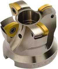Seco - 9 Inserts, 4" Cutter Diam, 0.083" Max Depth of Cut, Indexable High-Feed Face Mill - 1-1/2" Arbor Hole Diam, 218.19-160.. Inserts - Industrial Tool & Supply