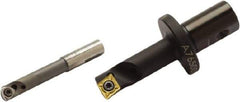 Seco - 10mm Min Bore Diam, 12mm Shank Diam, Indexable Boring Bar - 55mm Max Bore Depth, CC.. 0602.. Insert - Industrial Tool & Supply