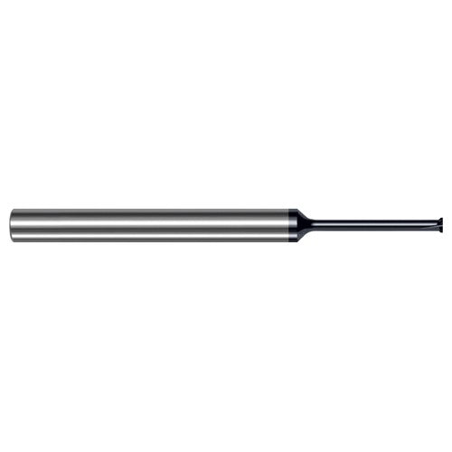Back Deburring Mill - 0.0800″ Head Diameter × 0.6250″ (5/8″) Neck Length × 45° per side Carbide Back Deburring Mill, 5 Flutes, AlTiN Coated - Exact Industrial Supply