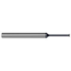 Back Deburring Mill - 0.0800″ Head Diameter × 0.3750″ (3/8″) Neck Length × 45° per side Carbide Back Deburring Mill, 5 Flutes, AlTiN Coated - Exact Industrial Supply