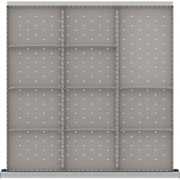 LISTA - 11-Compartment Drawer Divider Layout for 3.15" High Drawers - Industrial Tool & Supply