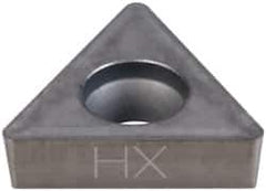 Seco - TCMT32.52 F2 Grade HX Carbide Turning Insert - Uncoated, 60° Triangle, 3/8" Inscr Circle, 5/32" Thick, 1/32" Corner Radius - Industrial Tool & Supply