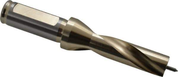Seco - 17 to 17.99mm Diam, 3xD, 2.36" Max Depth, 3/4" Shank Diam, 2.665" Flute, 5.539" OAL, Replaceable Tip Drill - SD100 Insert, SD103 Toolholder, Series SD103 - Industrial Tool & Supply