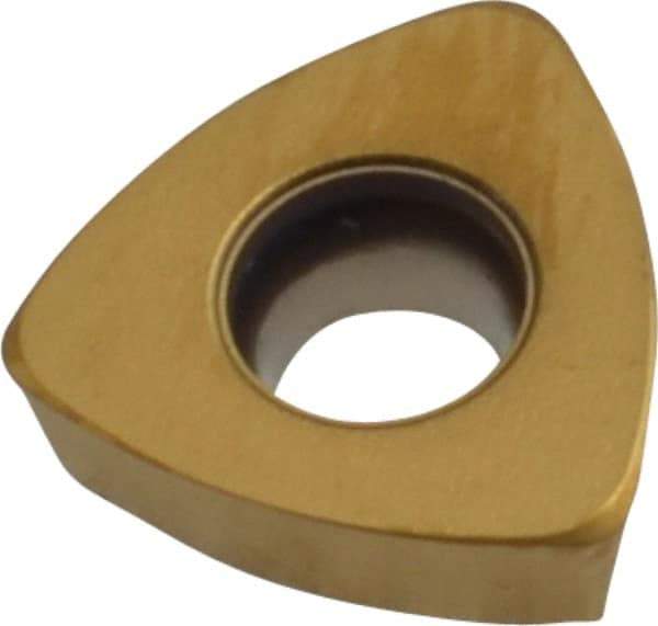 Seco - 218.19100 MD08 Grade F15M Carbide Milling Insert - TiAlN/TiN Finish, 0.109" Thick, 0.278" Inscribed Circle, 0.031" Corner Radius - Industrial Tool & Supply