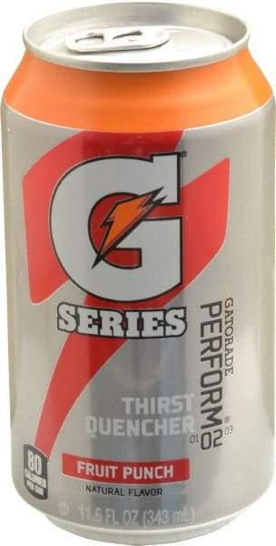 Gatorade - 11.6 oz Can Fruit Punch Activity Drink - Ready-to-Drink - Industrial Tool & Supply