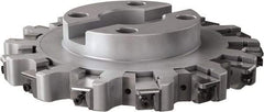 Seco - Shell Mount Connection, 0.6299" Cutting Width, 2.3228" Depth of Cut, 250mm Cutter Diam, 2.3622" Hole Diam, 14 Tooth Indexable Slotting Cutter - R335.25 Toolholder, LNHQ 1707, XNHQ 1707 Insert, Right Hand Cutting Direction - Industrial Tool & Supply