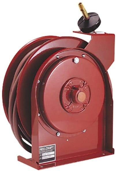 Reelcraft - 17' Spring Retractable Hose Reel - 300 psi, Hose Included - Industrial Tool & Supply