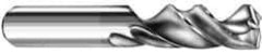 SGS - 21/32" 145° Spiral Flute Solid Carbide Screw Machine Drill Bit - TiN Finish, Right Hand Cut, 2-3/4" Flute Length, 4-7/8" OAL, Standard Point, Straight Shank - Industrial Tool & Supply