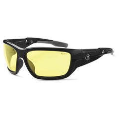 Baldr Yellow Lens Black Safety Glasses - Industrial Tool & Supply