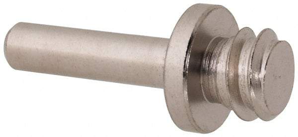 Weiler - 1/4" Max Diam, Abrasive Disc Mandrel - For Abrasive Discs - Industrial Tool & Supply