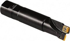 Seco - 32mm Cut Diam, 8mm Max Depth of Cut, 32mm Shank Diam, Indexable Square Shoulder End Mill - Weldon Shank, 90° Lead Angle, Through Coolant - Industrial Tool & Supply