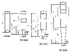 Seco - Minimaster 3/4" 87° Shank Milling Tip Insert Holder & Shank - 0.449" Neck Diam, 3.74" OAL, Steel MM12 Tool Holder - Industrial Tool & Supply