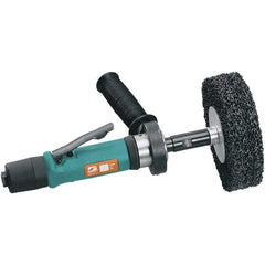 Dynabrade - 0.7 hp, 3,400 RPM Finishing Sander - 34.5 CFM Air Consumption, 6.21 bar Air Pressure, 1/4 NPT Inlet - Industrial Tool & Supply