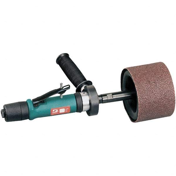 Dynabrade - 0.7 hp, 3,400 RPM Finishing Sander - 34.5 CFM Air Consumption, 6.21 bar Air Pressure, 1/4 NPT Inlet - Industrial Tool & Supply