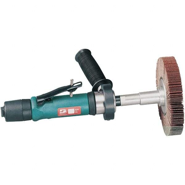 Dynabrade - 0.7 hp, 3,400 RPM Finishing Sander - 34.5 CFM Air Consumption, 6.21 bar Air Pressure, 1/4 NPT Inlet - Industrial Tool & Supply