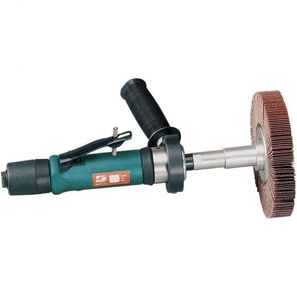 Dynabrade - 0.7 hp, 4,500 RPM Finishing Sander - 40 CFM Air Consumption, 6.21 bar Air Pressure, 1/4 NPT Inlet - Industrial Tool & Supply