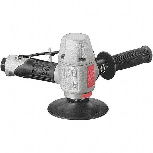 Dynabrade - 4-1/2 to 5" Disc, 8,500 RPM, Pneumatic Handheld Disc Sander - 32 CFM, 1/2 NPT Inlet, 1.2 hp, 90 psi - Industrial Tool & Supply