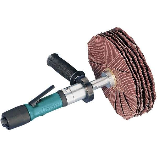 Dynabrade - 0.4 hp, 200-950 RPM Finishing Sander - 22 CFM Air Consumption, 6.21 bar Air Pressure, 1/4 NPT Inlet - Industrial Tool & Supply