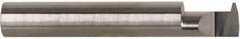 Accupro - 0.4" Cutting Depth, 12 Max TPI, 0.23" Diam, Acme Internal Thread, Solid Carbide, Single Point Threading Tool - Bright Finish, 2-1/2" OAL, 5/16" Shank Diam, 0.07" Projection from Edge, 29° Profile Angle - Exact Industrial Supply