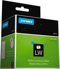 Dymo - 2-7/16" Wide x 3,600" Long, White Receipt Paper - For DYMO LabelWriter Printers - Industrial Tool & Supply