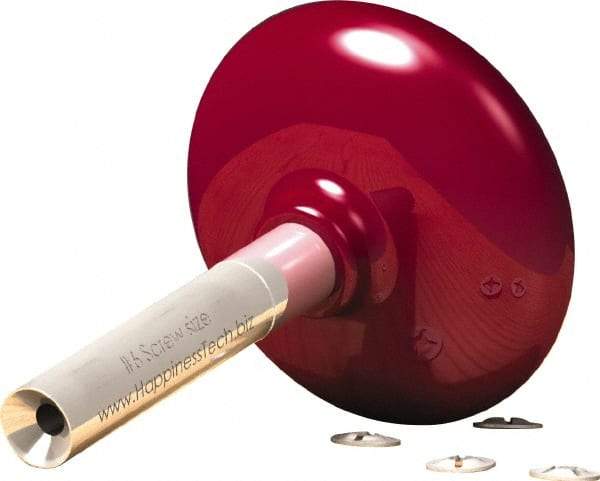 Value Collection - 0.438" OD Push-On Retainer Tool for #6 - 3-1/2" OAL, 2-1/2" Deep, #6 Screw Size - Industrial Tool & Supply