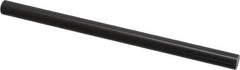 Pacific Bearing - 3/8" Diam, 6" Long, 6061-T6 Ceramic Coated Aluminum Feather Round Linear Shafting - 70C Hardness - Industrial Tool & Supply