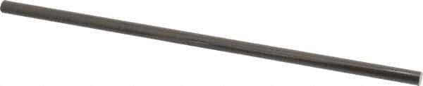 Pacific Bearing - 3/8" Diam, 1' Long, 6061-T6 Ceramic Coated Aluminum Feather Round Linear Shafting - 70C Hardness - Industrial Tool & Supply