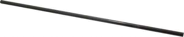 Pacific Bearing - 3/8" Diam, 18" Long, 6061-T6 Ceramic Coated Aluminum Feather Round Linear Shafting - 70C Hardness - Industrial Tool & Supply