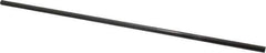 Pacific Bearing - 3/8" Diam, 18" Long, 6061-T6 Ceramic Coated Aluminum Feather Round Linear Shafting - 70C Hardness - Industrial Tool & Supply