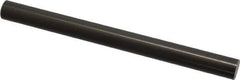 Pacific Bearing - 1/2" Diam, 6" Long, 6061-T6 Ceramic Coated Aluminum Feather Round Linear Shafting - 70C Hardness - Industrial Tool & Supply