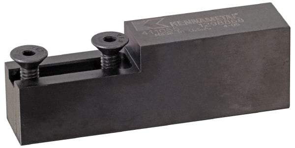 Kennametal - 411 VRS, Right Hand Cut, 1" Shank Height x 1" Shank Width, Neutral Rake Indexable Turning Toolholder - 6" OAL, R..V23 Insert Compatibility, Series V-Bottom Round - Industrial Tool & Supply