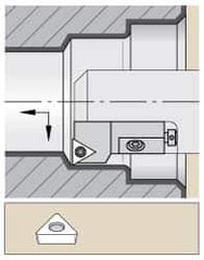 Kennametal - Series Screw-On, Left Hand Cut, 50mm Min Bore Diam, Boring Cartridge - 0.787" Back of Bar to Cutting Edge, TP.. Insert, 2.17" OAL, 0° Lead Angle - Industrial Tool & Supply