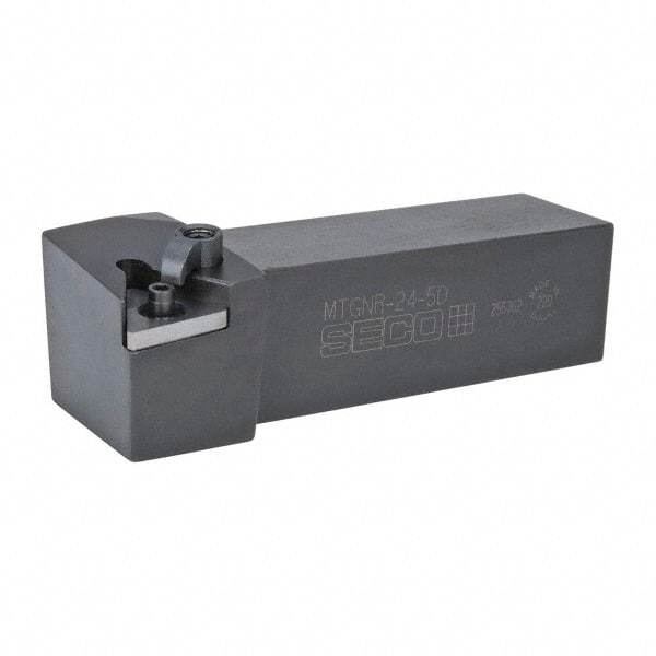 Seco - MTGN, Right Hand Cut, 1-1/2" Shank Height x 1-1/2" Shank Width, Negative Rake Indexable Turning Toolholder - 6" OAL, TN..54. Insert Compatibility, Series Multiple Lock - Industrial Tool & Supply
