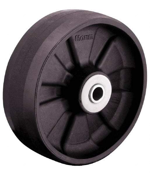 Albion - 8 Inch Diameter x 2 Inch Wide, Glass Filled Nylon Caster Wheel - 1,400 Lb. Capacity, 2-3/16 Inch Hub Length, 1/2 Inch Axle Diameter, Delrin Bearing - Industrial Tool & Supply