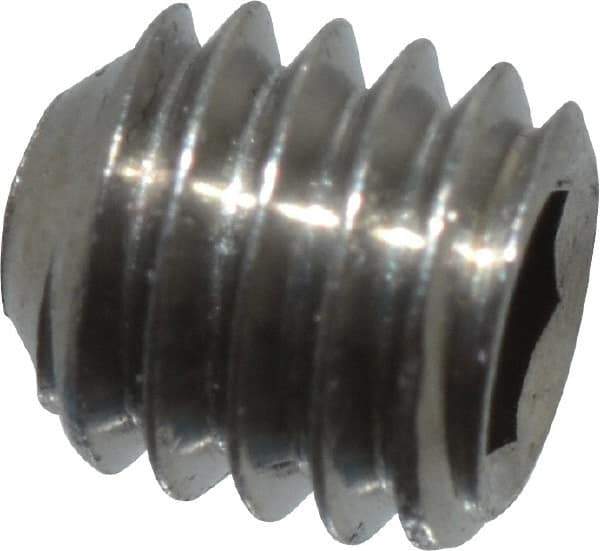 Value Collection - M3x0.50 Metric Coarse, 3mm OAL, Cup Point Set Screw - Grade 18-8 & Austenitic A2 Stainless Steel, 1.5mm Key - Industrial Tool & Supply