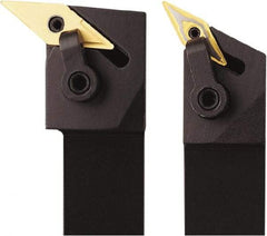 Seco - MVTN, Left Hand Cut, 117.5° Lead Angle, 3/4" Shank Height x 3/4" Shank Width, Negative Rake Indexable Turning Toolholder - 4-1/2" OAL, VNMG 332 Insert Compatibility, Series Multi-Directional Turning (MDT) - Industrial Tool & Supply