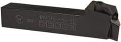 Seco - MVTN, Left Hand Cut, 27.5° Lead Angle, 1" Shank Height x 1" Shank Width, Negative Rake Indexable Turning Toolholder - 6" OAL, VN..33. Insert Compatibility, Series Multiple Lock - Industrial Tool & Supply